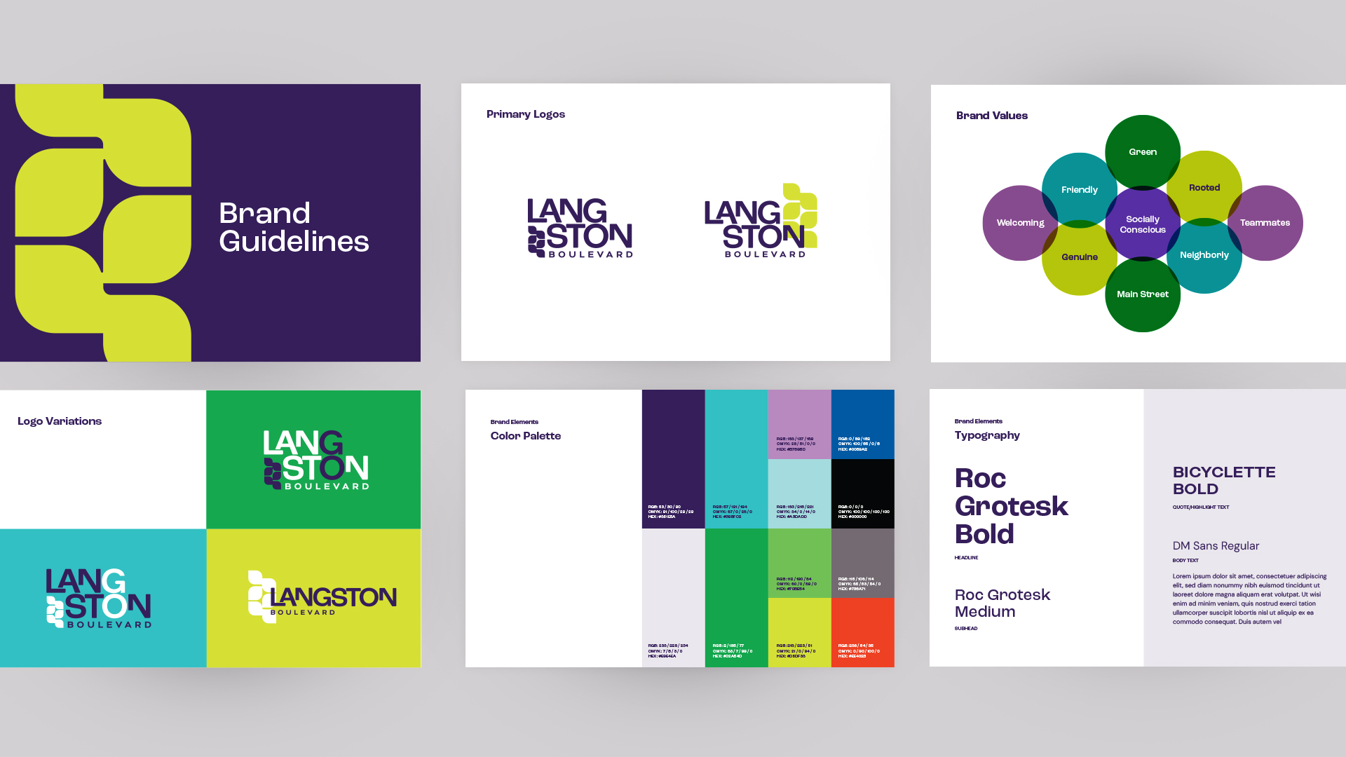 Langston Boulevard Brand Guidelines