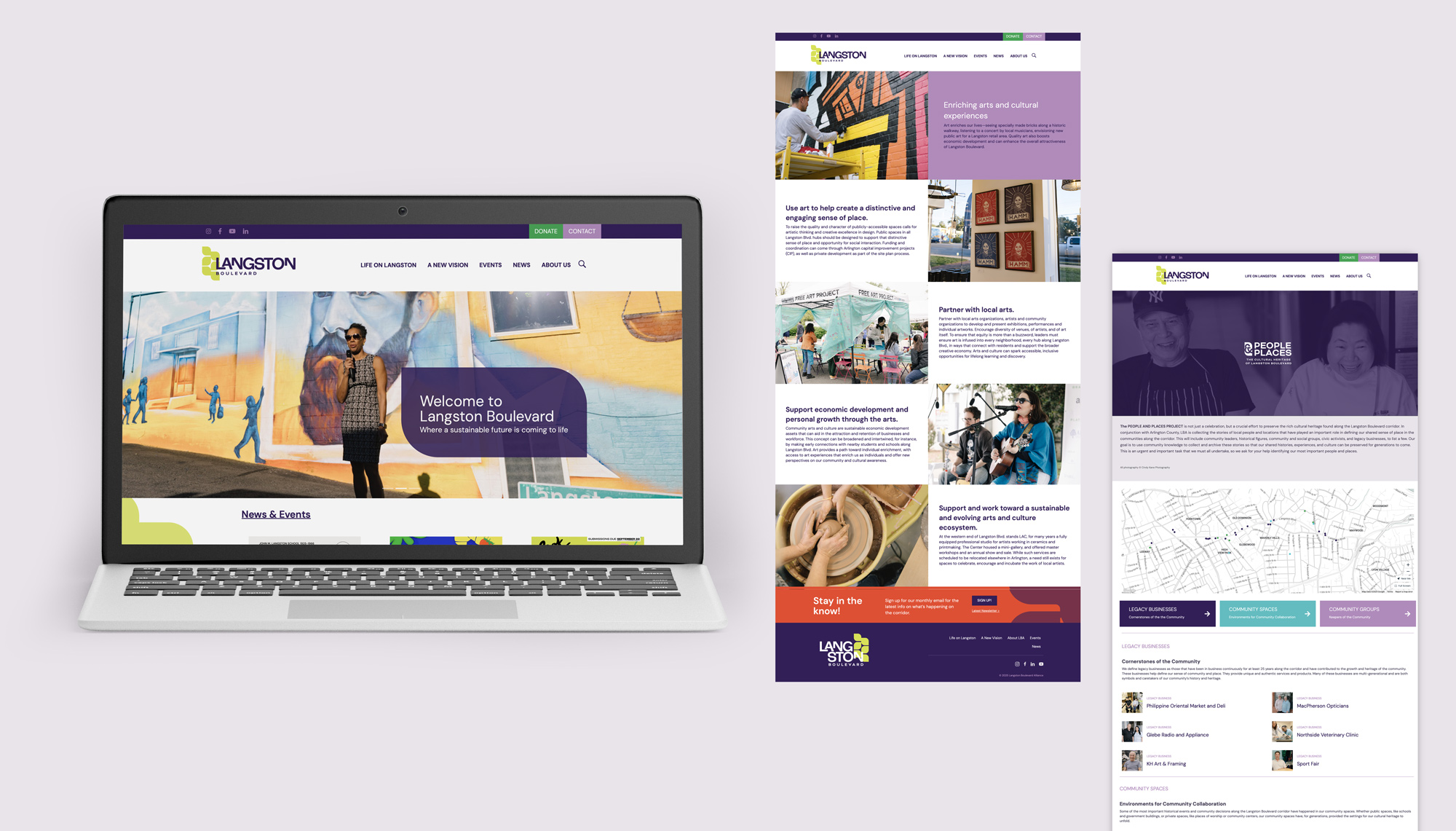 Langston Boulevard Website